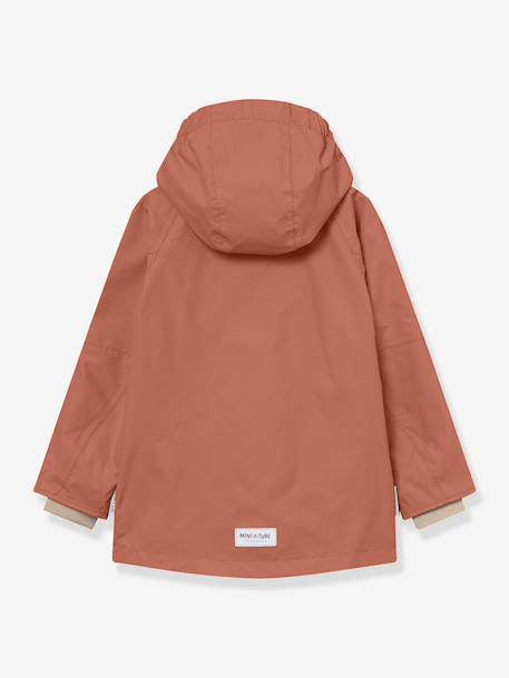 Veste imperméable à capuche garçon MATVALON MINI A TURE brun 3 - vertbaudet enfant 