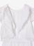 Combinaison pantalon fille en broderie anglaise blanc 5 - vertbaudet enfant 