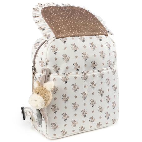 Sac à dos enfant léger en polyester – Idéal crèche, promenades Gris, rose 5 - vertbaudet enfant 
