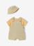 Ensemble bébé garçon salopette et bob cappuccino 1 - vertbaudet enfant 