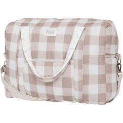 Puériculture-Sac de maternité camila vichy caramel