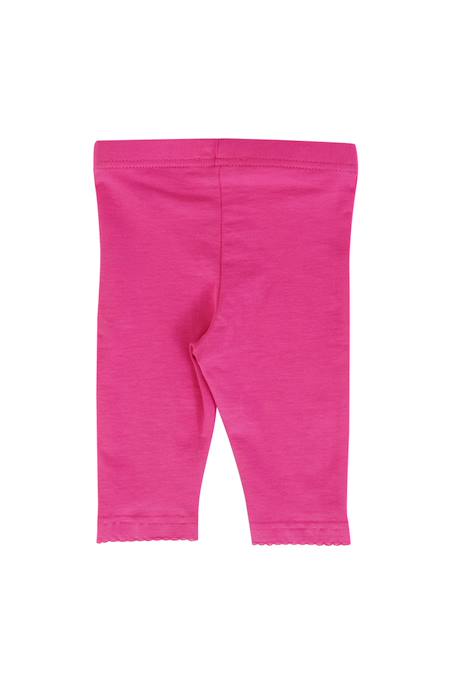 Legging en coton léger bébé Bleu lavande e24+Fucsia+Milk+Rouge red 4 - vertbaudet enfant 