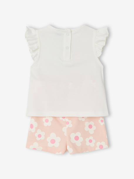 Ensemble bébé fille Winnie fleurs rose pâle 4 - vertbaudet enfant 