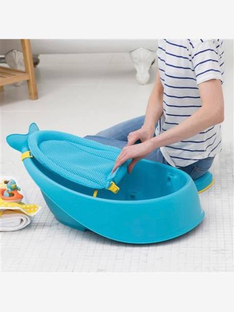 Baignoire évolutive Moby de bleu+GRIS 4 - vertbaudet enfant 