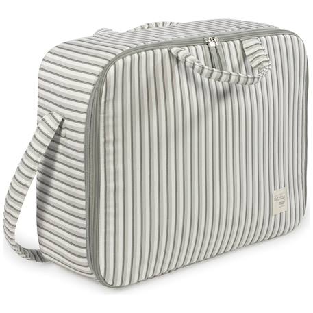 Valise de maternité botton rayures Beige 2 - vertbaudet enfant 