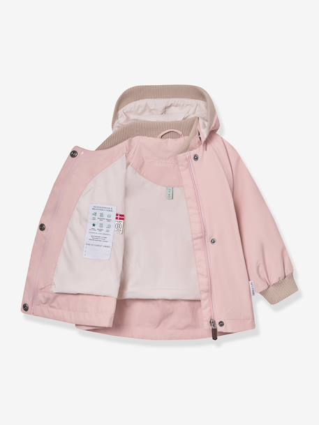 Veste mi-saison bébé fille MATWAI bleu foncé+bleu pâle+bois de rose+brun+jaune+jaune pastel+lilas+marron+rose poudré+sable+vert sauge 58 - vertbaudet enfant 