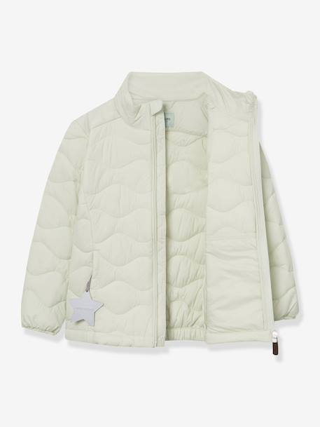 Veste légère matelassée enfant MATNAVA MINI A TURE carotte+lilas poudré+vert amande 10 - vertbaudet enfant 