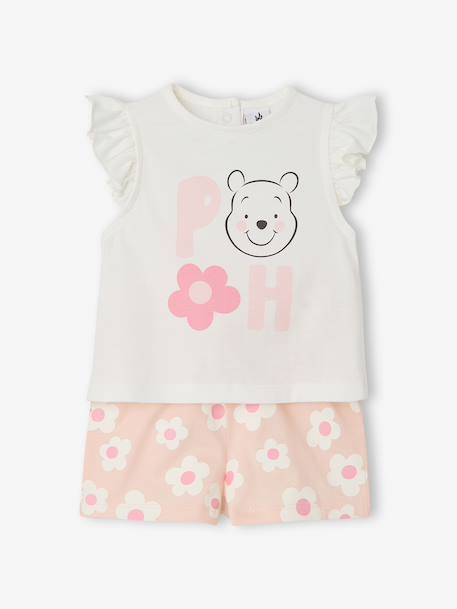 Ensemble bébé fille Winnie fleurs rose pâle 1 - vertbaudet enfant 