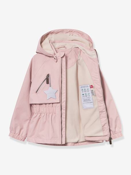 Veste mi-saison imperméable fille avec doublure polaire MATALGEA bois de rose+lilas poudré+rose poudré+vert sauge 18 - vertbaudet enfant 