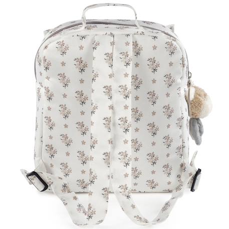 Sac à dos enfant léger en polyester – Idéal crèche, promenades Gris, rose 3 - vertbaudet enfant 