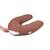Coussin de grossesse et allaitement comfy big Gris foncé+Rose+Terracotta 12 - vertbaudet enfant 