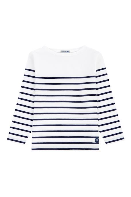 Marinière en coton léger enfant Blanc/navire+Navire/blanc+Navire/braise 1 - vertbaudet enfant 