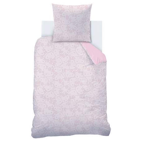 Parure de lit imprimée 100% coton, hello kitty cute Rose 4 - vertbaudet enfant 