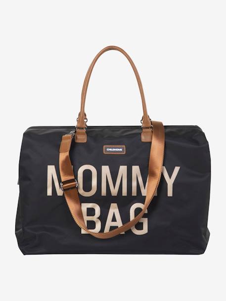 Sac à langer Mommy Bag large blanc cassé+noir or 8 - vertbaudet enfant 