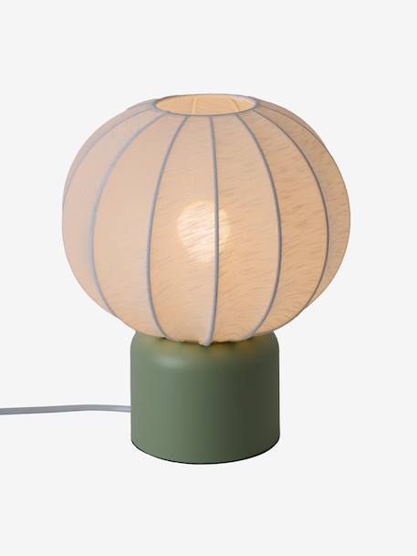 Lampe à poser forme boule pied métal rose+vert sauge 6 - vertbaudet enfant 