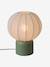 Lampe à poser forme boule pied métal rose+vert sauge 6 - vertbaudet enfant 