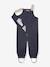 Salopette imperméable bébé MATWALENTAYA MINI A TURE bleu foncé+tomette+vert sauge 3 - vertbaudet enfant 