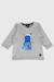 T-shirt imprimé en coton bébé Gris chine clair 1 - vertbaudet enfant 