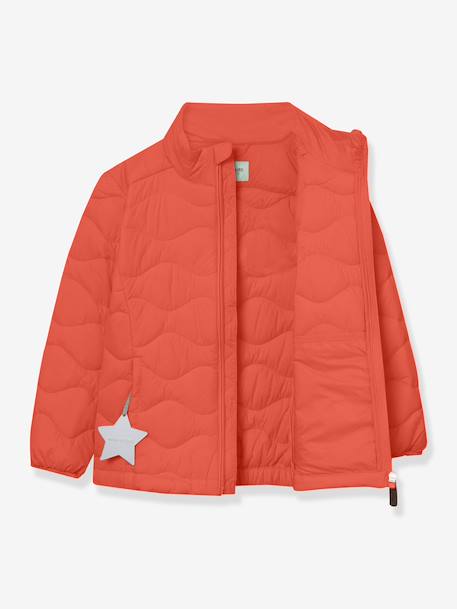 Veste légère matelassée enfant MATNAVA MINI A TURE carotte+lilas poudré+vert amande 2 - vertbaudet enfant 