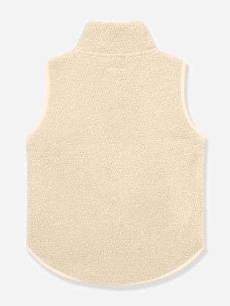 Gilet en polaire Teddy enfants MATBATTAL MINI A TURE cannelle+écru 4 - vertbaudet enfant 