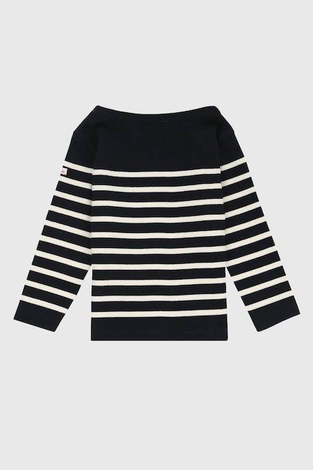 Marinière drisse enfant Nature/rich navy+Rich navy/nature 5 - vertbaudet enfant 