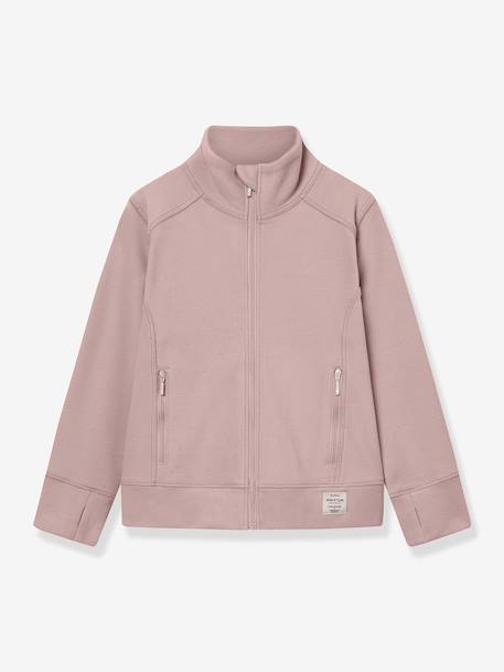 Veste polaire enfant à fermeture zippée MATBERKAN MINI A TURE menthe+vieux rose 3 - vertbaudet enfant 