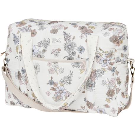 Sac de maternité camila bardot Ecru, rose, jaune 1 - vertbaudet enfant 