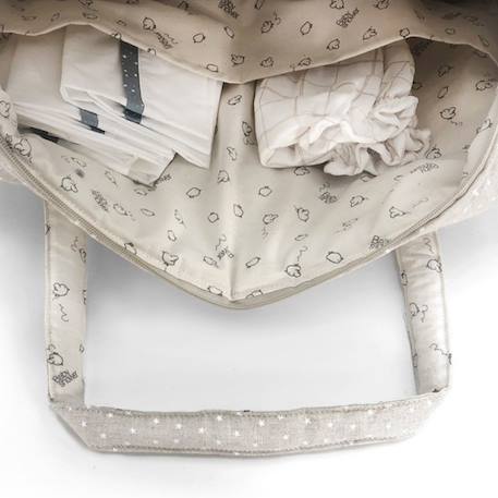 Sac de maternité camila rock & love Ecru, noir 4 - vertbaudet enfant 