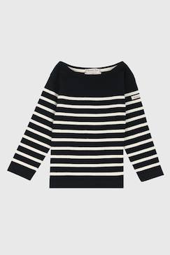 Garçon-T-shirt, polo, sous-pull-Marinière drisse enfant