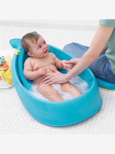 Baignoire évolutive Moby de bleu+GRIS 12 - vertbaudet enfant 