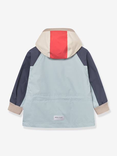 Veste doublée à capuche bébé MATWALLY MINI A TURE bleu clair 6 - vertbaudet enfant 