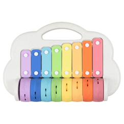 Jouet-Activités artistiques et musicales-Xylophone à rouleaux arc-en-ciel