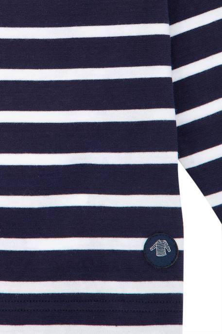 Marinière en coton léger enfant Blanc/navire+Navire/blanc+Navire/braise 5 - vertbaudet enfant 
