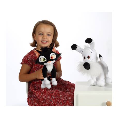 Peluche - peluche chien idéfix - idéfix et les irréductibles 25 cm Blanc 3 - vertbaudet enfant 