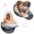 Coussin de grossesse et allaitement Fluffy+Graphique+Plumes 4 - vertbaudet enfant 