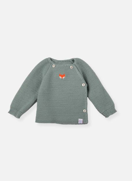 Brassière broderie chouette Blanc+Bleu tradewinds+Gris vert+Rose misty 5 - vertbaudet enfant 