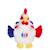 Peluche Équipe de France - fff coq bleu blanc rouge sonore 25 cm Blanc 2 - vertbaudet enfant 