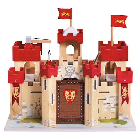 Chateau coeur de lion Rouge 1 - vertbaudet enfant 