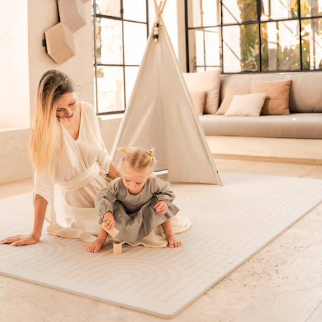 Haven Tapis d'Éveil et de Jeu Bébé et Enfant Beige+Beige à motifs+Beige à rayures+Beige clair+Beige clair à motifs+Beige Losange+Bleu+Camel+Marron Losange+Vert à motifs 17 - vertbaudet enfant 