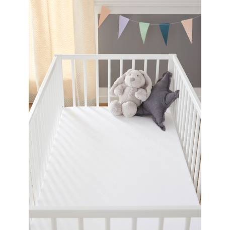 Matelas enfant/bébé climatisé | réversible | anti-acarien Blanc 4 - vertbaudet enfant 
