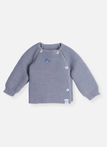 Brassière broderie chouette Blanc+Bleu tradewinds+Gris vert+Rose misty 3 - vertbaudet enfant 