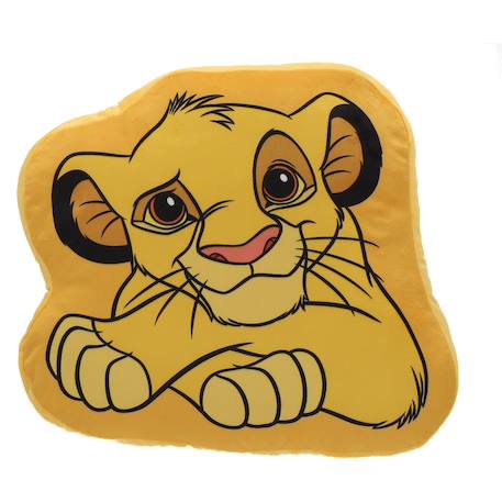 Coussin plaid disney  2 en 1 roi lion simba polyester Orange fonce 3 - vertbaudet enfant 