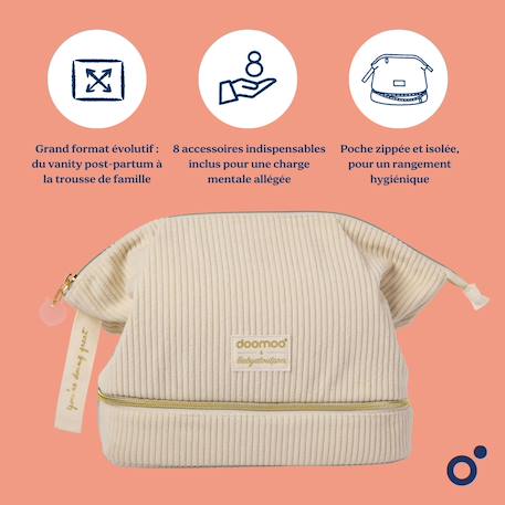 Trousse de maternité mommy vanity Beige 3 - vertbaudet enfant 