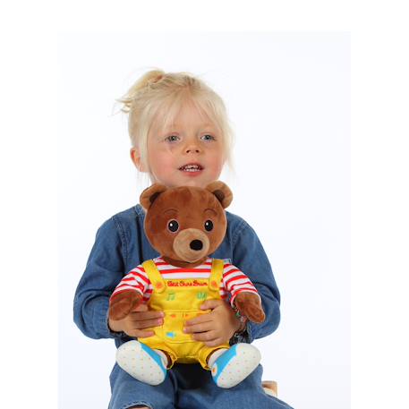Peluche - petit ours brun peluche interactive musicale et conteuse d'histoires - 28 cm Marron 5 - vertbaudet enfant 