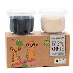 Jouet-Set de pâte à modeler noir et blanc