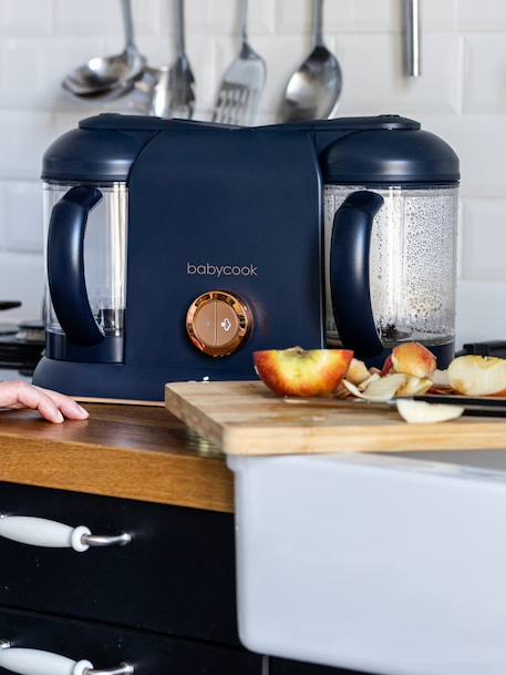 Pack robot Babycook Duo + cuillères bleu nuit 2 - vertbaudet enfant 
