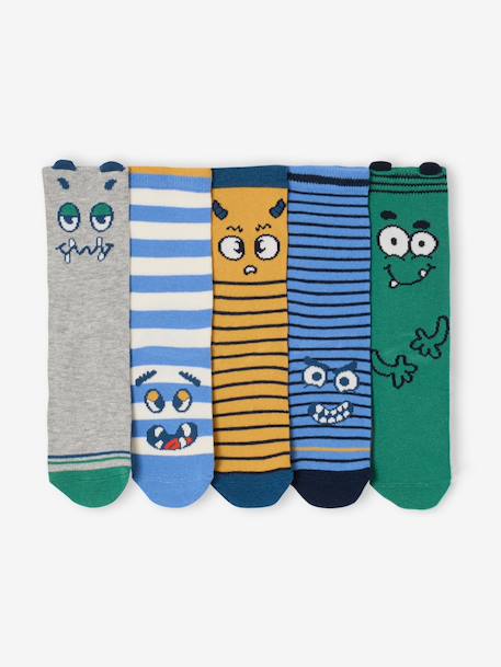 Garçon-Lot de 5 paires chaussettes garçon