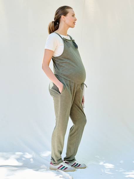 Salopette grossesse en molleton léger kaki+marine 5 - vertbaudet enfant 
