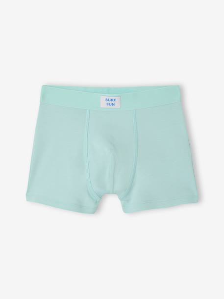 Lot de 5 boxers garçon surf bleu 3 - vertbaudet enfant 