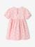 Robe fille manches ballon denim brut+rose+stone+vanille 6 - vertbaudet enfant 